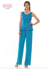 Marsoni Formal Long Sleeve Jacket Pant Suit 305