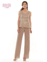 Marsoni Formal Long Sleeve Jacket Pant Suit 305