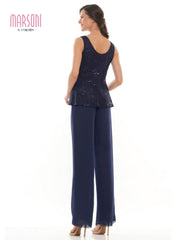 Marsoni Formal Long Sleeve Jacket Pant Suit 305