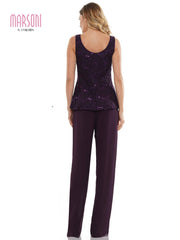 Marsoni Formal Long Sleeve Jacket Pant Suit 305
