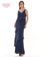 Marsoni Two Piece Ruffle Long Lace Dress 309