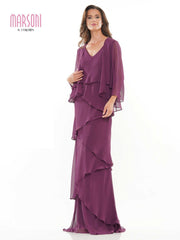 Marsoni Two Piece Ruffle Long Lace Dress 309