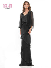 Marsoni Two Piece Ruffle Long Lace Dress 309
