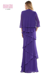 Marsoni Two Piece Ruffle Long Lace Dress 309