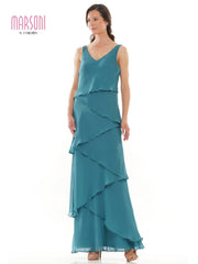 Marsoni Two Piece Ruffle Long Lace Dress 309