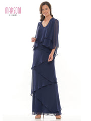 Marsoni Two Piece Ruffle Long Lace Dress 309