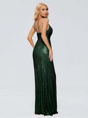 Mary Halter Hourglass Sequins Party Dresses