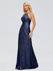 Mary Halter Hourglass Sequins Party Dresses