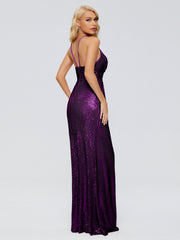 Mary Halter Hourglass Sequins Party Dresses