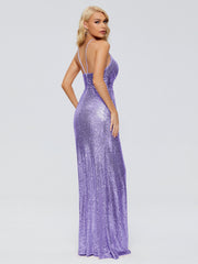 Mary Halter Hourglass Sequins Party Dresses