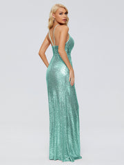 Mary Halter Hourglass Sequins Party Dresses