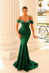 Mermaid Sweetheart Beads Prom Dress With Spaghetti-Straps