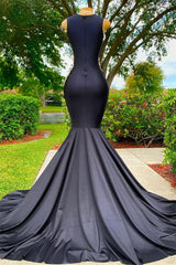 Mermaid v-neck Appliques kanten lovertjes open rug een schouder vloer lengte mouwloze prom-jurk