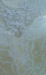 Middleton Style Vintage Long Lace Sleeves Fitted Bodice Bridal Gown Wedding Dress