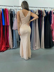 Midi Sequins Formal Evening Dress Clearance