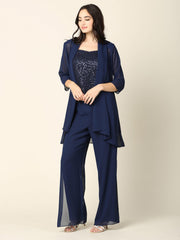 Mother of the Bride Formal Jacket Pant Suit