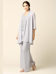 Mother of the Bride Formal Jacket Pant Suit