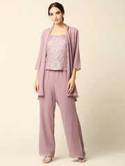 Mother of the Bride Formal Jacket Pant Suit