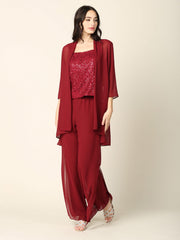 Mother of the Bride Formal Jacket Pant Suit