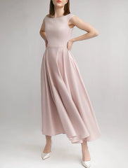 Wholesale Bridal Shower Simple Wedding Dresses Wedding Dresses A-Line Sweetheart Long Sleeve Tea Length Chiffon Bridal Gowns With Ruched Split Front