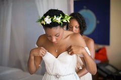 Newest White Off the shoulder Chiffon Wedding Dress With Beadings