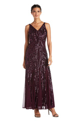 Nightway Long Formal Sleeveless Petite Dress 21685P
