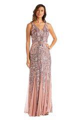 Nightway Long Formal Sleeveless Petite Dress 21685P