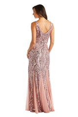 Nightway Long Formal Sleeveless Petite Dress 21685P