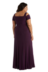 Nightway Plus Size Long Formal Dress 21519W