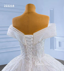 Off the Shoulder Ball Gown Wedding Dresses 222218