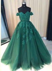 Off the Shoulder Lace Red Prom Dresses A Line Sequin Evening Gowns