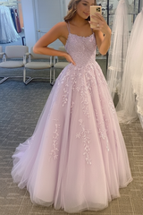 Open Back Yellow Lace Long Prom Dress Aline Lace Formal Evening Dress