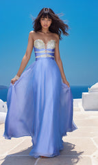 Strapless Sweetheart La Femme Long Prom Dress 20921
