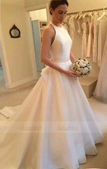 Halter Wedding Dresses,Satin Wedding Dresses
