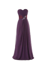 A-Line Sweetheart Floor-length Bridesmaid Dresses