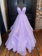 Wholesale  Ball Gown A-Line Prom Dresses Sparkle & Shine Dress Formal Wedding Party Floor Length Sleeveless Sweetheart Tulle Backless with Pleats Ruffles