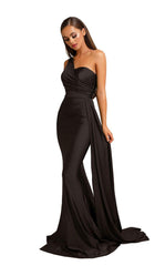 Portia And Scarlett 6321 Long Single Shoulder Prom Dress