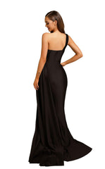 Portia And Scarlett 6321 Long Single Shoulder Prom Dress