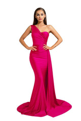 Portia And Scarlett 6321 Long Single Shoulder Prom Dress