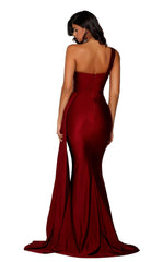 Portia And Scarlett 6321 Long Single Shoulder Prom Dress