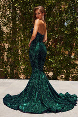 Portia And Scarlett 22022 Long Strapless Prom Dress