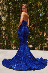 Portia And Scarlett 22022 Long Strapless Prom Dress