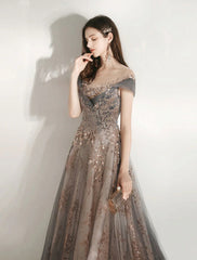 Wholesale A-Line Bridesmaid Dress Jewel Neck Short Sleeve Beautiful Back Floor Length Tulle with Crystals / Bandage