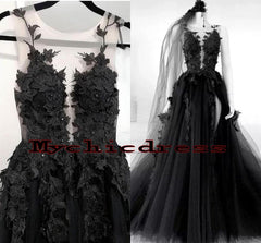 Sexy Black Lace Gothic Wedding Dresses Tulle Backless With Veil Free