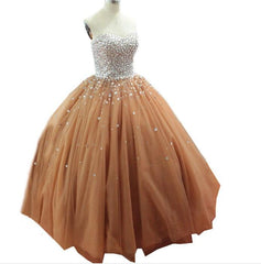 Gorgeous Ball Gown Party Dress,Sparkle Prom Dress
