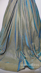 Sparkly Long Prom Dresses Spaghetti Strap Formal Dress FD1777