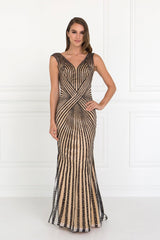 Prom Formal Beaded Dress Evening Gown Sale