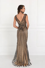 Prom Formal Beaded Dress Evening Gown Sale