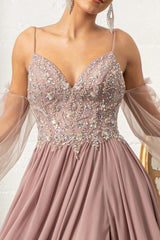 Prom Long Formal Chiffon Evening Dress