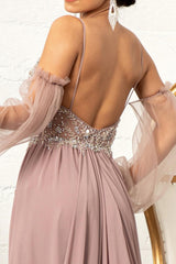 Prom Long Formal Chiffon Evening Dress